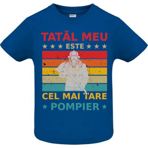 Tricou copii - Tata e pompier