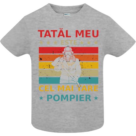 Tricou copii - Tata e pompier