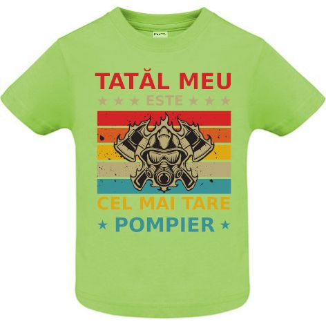 Tricou copii - Tata pompier