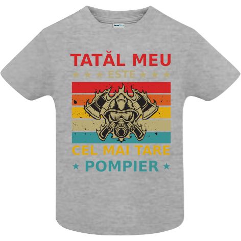 Tricou copii - Tata pompier