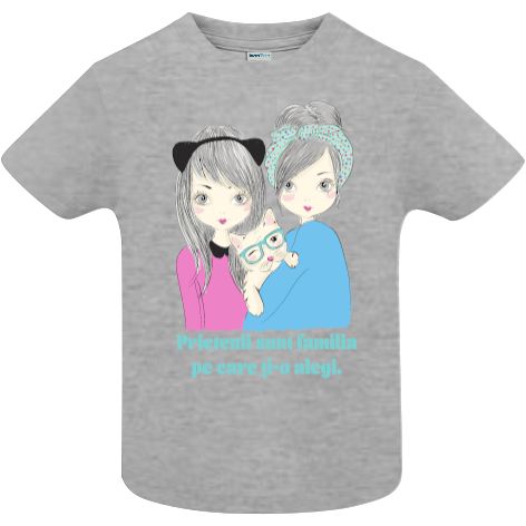 Tricou copii - Prietenii sunt familia