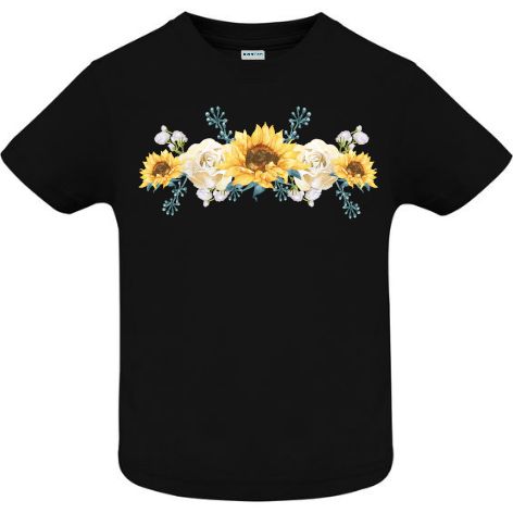 Tricou copii - Ghirlanda floarea soarelui