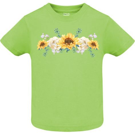 Tricou copii - Ghirlanda floarea soarelui
