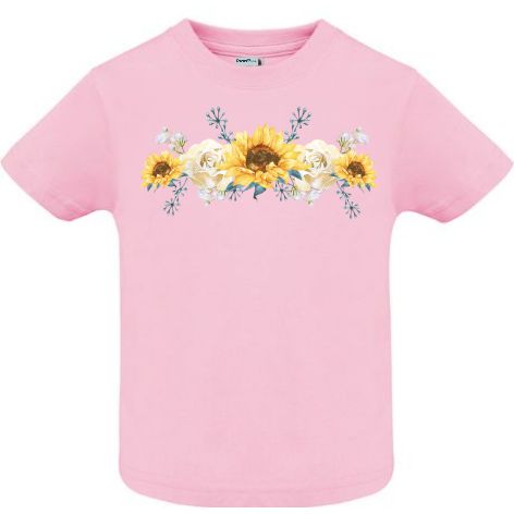 Tricou copii - Ghirlanda floarea soarelui