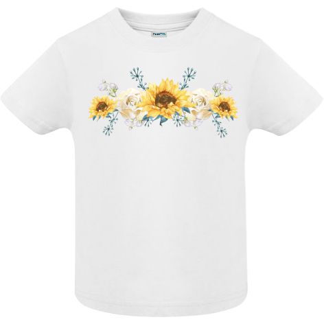 Tricou copii - Ghirlanda floarea soarelui