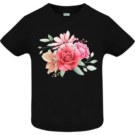 Tricou copii - Buchet cu trandafir