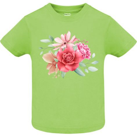 Tricou copii - Buchet cu trandafir