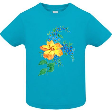 Tricou copii - Floare galbenă