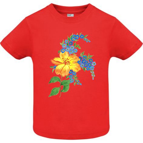 Tricou copii - Floare galbenă