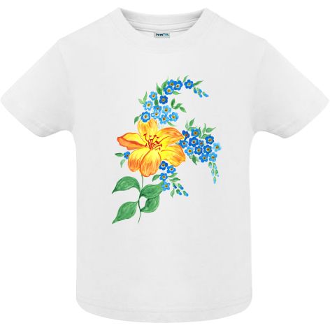 Tricou copii - Floare galbenă