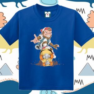 Tricou copii - Monkey Skateboarder
