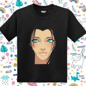 Tricou copii - Fata cu ochi verzi
