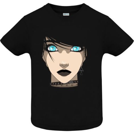 Tricou copii - Fata cu buze negre