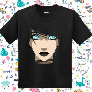 Tricou copii - Fata cu buze negre