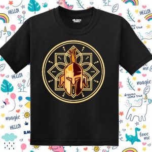 Tricou copii - Cască Spartană