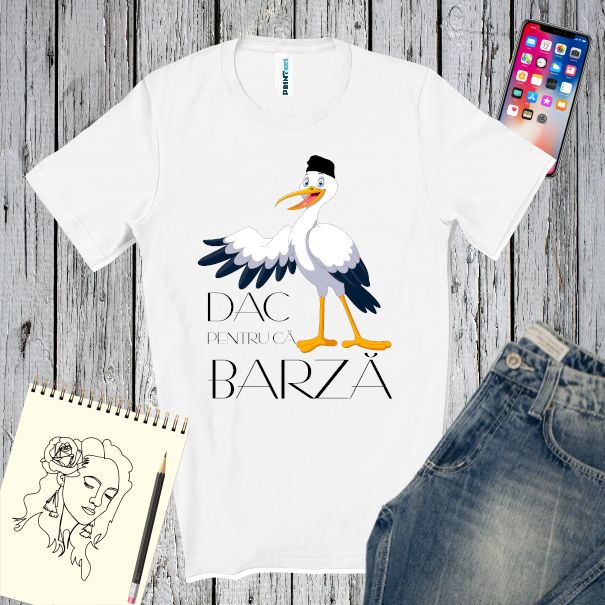 Tricou bărbați - Barză Dac