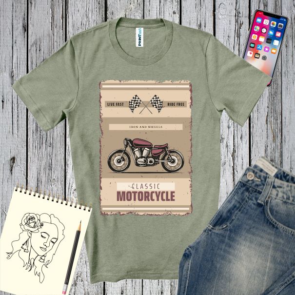 Tricou bărbați - Iron and Wheels