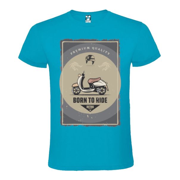 Tricou bărbați - Retro Scooter