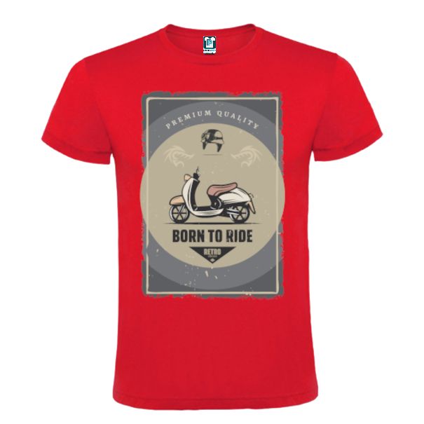 Tricou bărbați - Retro Scooter