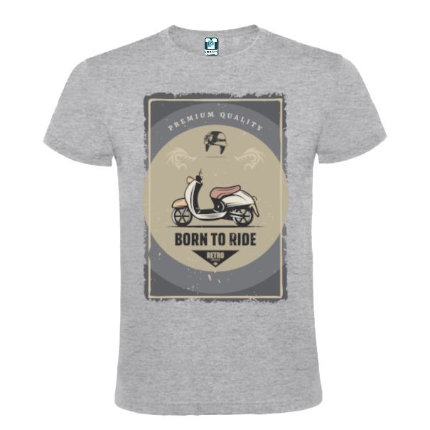 Tricou bărbați - Retro Scooter