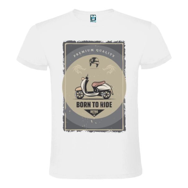 Tricou bărbați - Retro Scooter