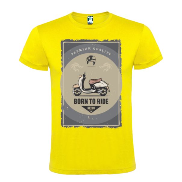 Tricou bărbați - Retro Scooter