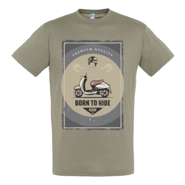 Tricou bărbați - Retro Scooter