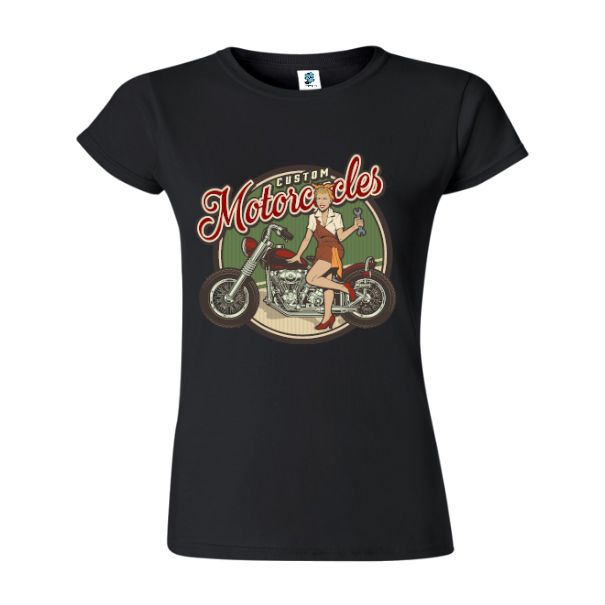 Tricou damă - Moto Custom