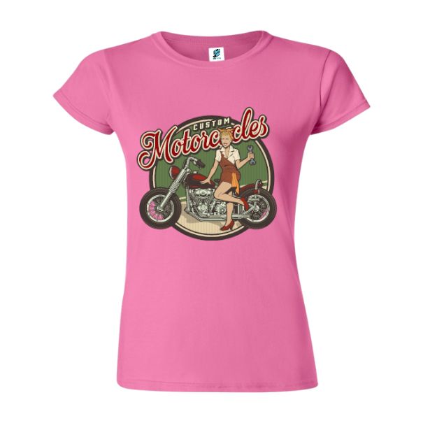 Tricou damă - Moto Custom