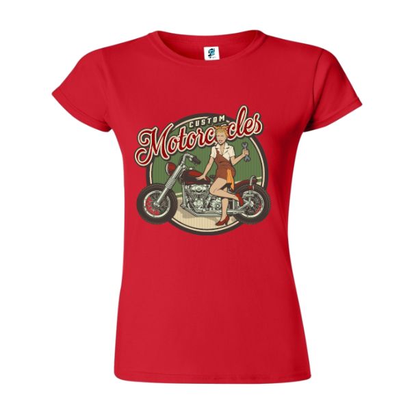 Tricou damă - Moto Custom