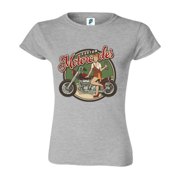 Tricou damă - Moto Custom