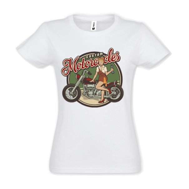 Tricou damă - Moto Custom
