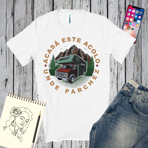 Tricou bărbați „Unde parchez”