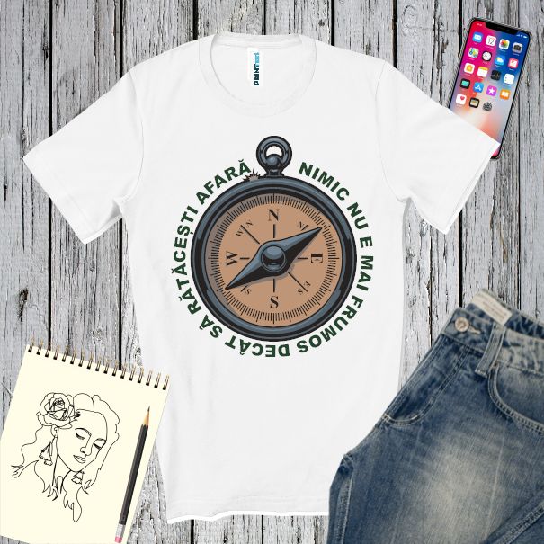 Tricou bărbați - Busola