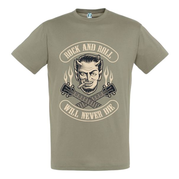 Tricou bărbați - Rock and Roll Never Die