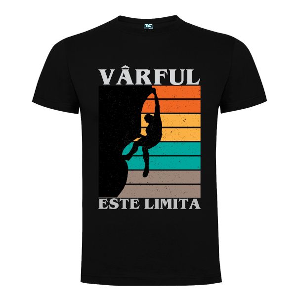 Tricou bărbați - Vârful este limita