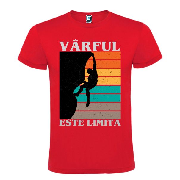 Tricou bărbați - Vârful este limita