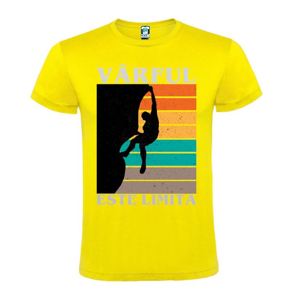 Tricou bărbați - Vârful este limita