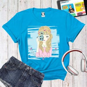 Tricou damă - Fata cu camera