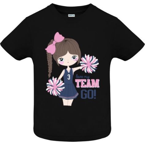 Tricou fetiță - Love my team