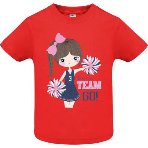 Tricou fetiță - Love my team