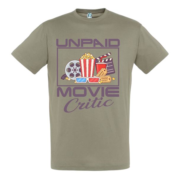 Tricou bărbat - Unpaid Movie Critic