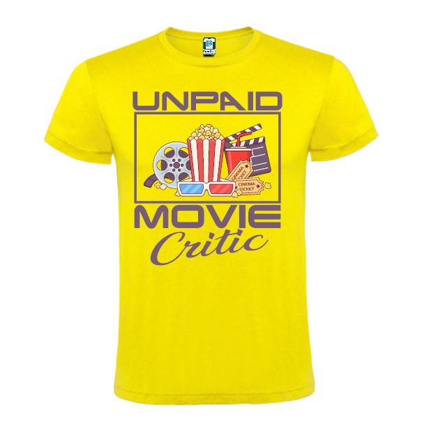 Tricou bărbat - Unpaid Movie Critic