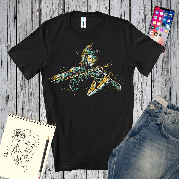 Tricou bărbat -Violonista