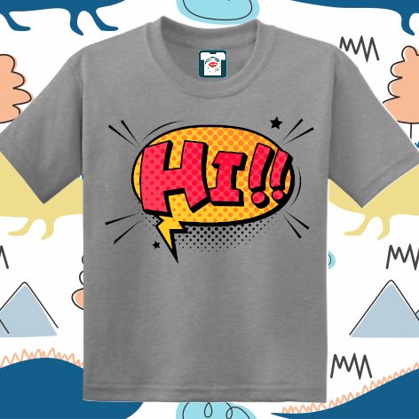 Tricou copii - Comic Hi!