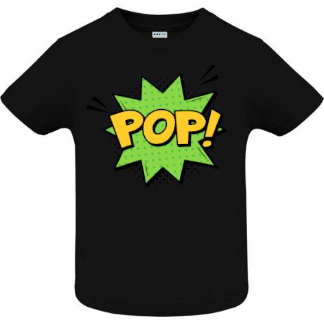 Tricou copii - Comic POP!, 100% bumbac diverse culori, imprimat digital cu o exclamație desprinsă din benzile desenate. Tricou copii - Comic POP!