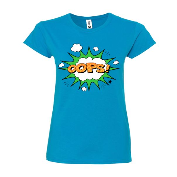 Tricou damă - Comic OOPS!