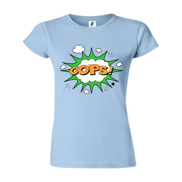 Tricou damă - Comic OOPS!