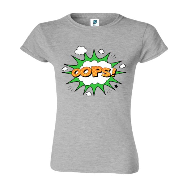 Tricou damă - Comic OOPS!
