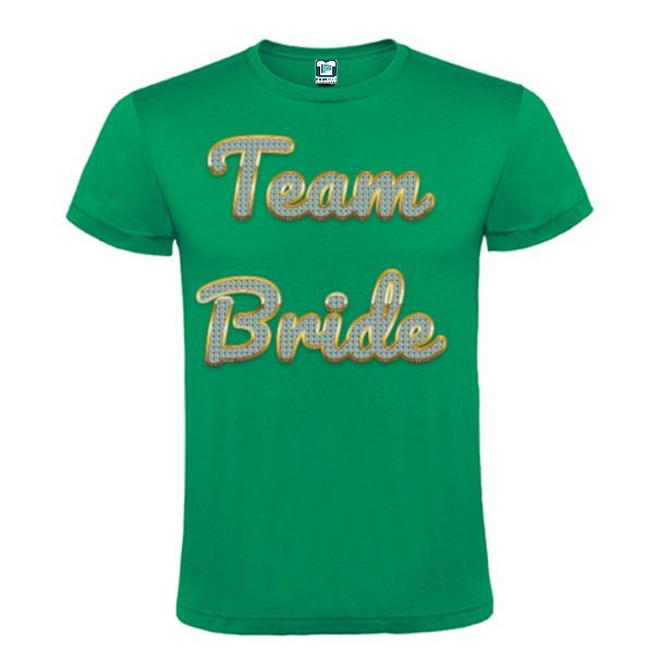 Tricou bărbat din bumbac- Team Bride II - pentru toți membrii importanți implicați în distracție din partea miresei Tricou bărbat - Team Bride II